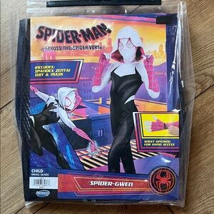 Marvel Spider-Gwen Kids Costume - Black and Pink